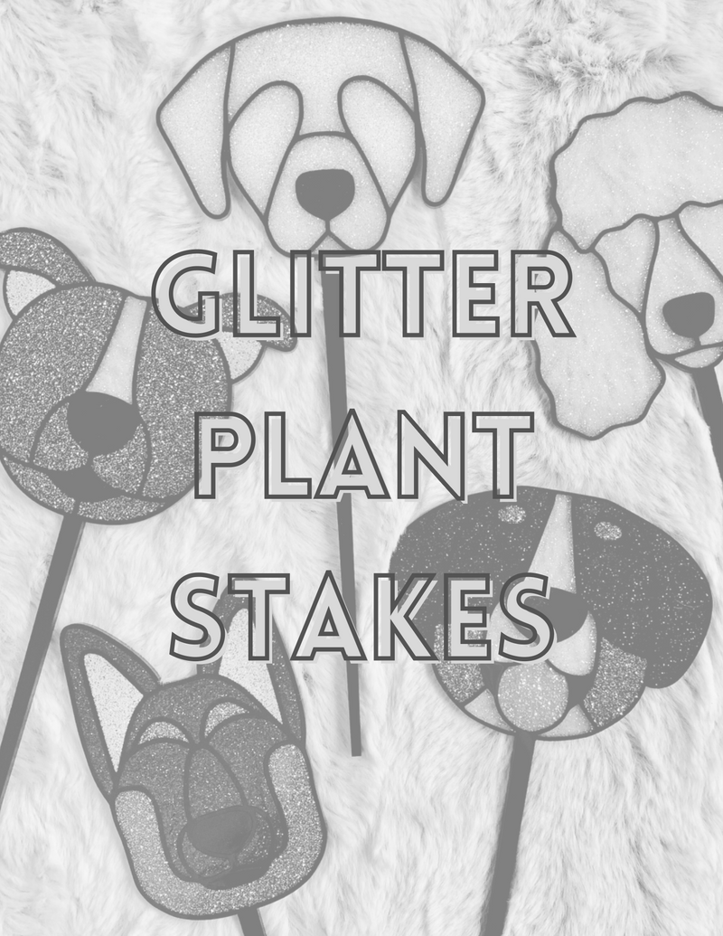 Glitter Plant Stakes