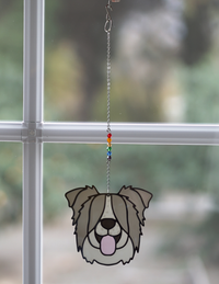 Border Collie Sun Catcher