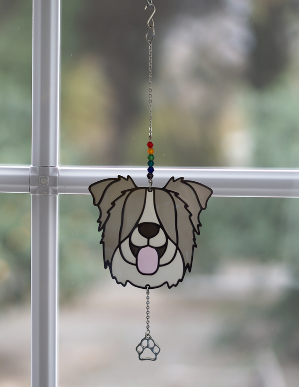 Border Collie Sun Catcher