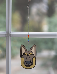 German Shepherd Sun Catcher