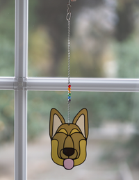 German Shepherd Sun Catcher