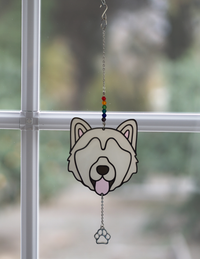 Alaskan Malamute Sun Catcher