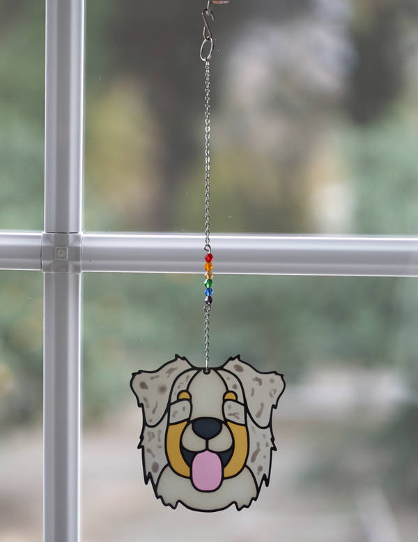 Australian Shepherd Sun Catcher